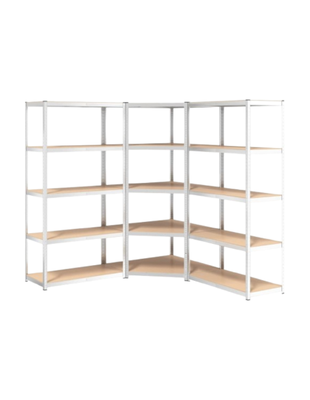 PACK ESTANTES GALVANIZADOS BLANCO