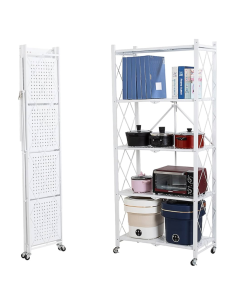 Estante Plegable 5 Niveles Blanco 2