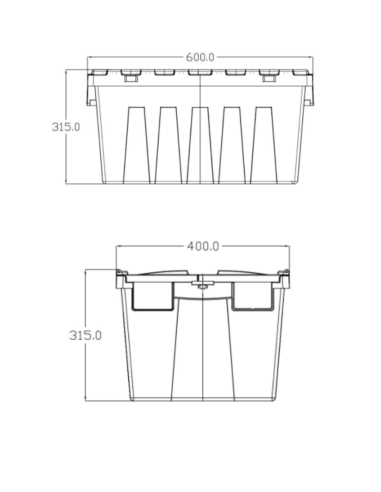 CAJA LOGISTICA 60 LITROS