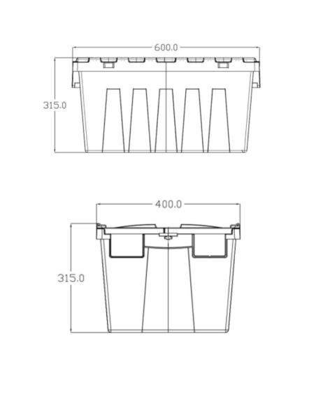 CAJA LOGISTICA 60 LITROS