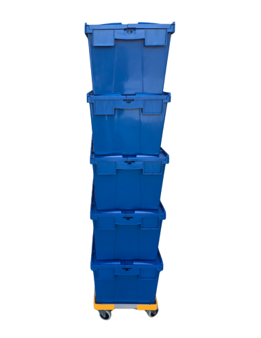 Pack logistico 5 cajas + carro