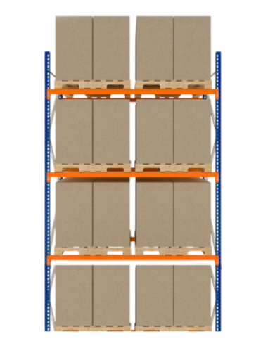 RACK PALLET INDUSTRIAL 6.000 KG. 600X270X100