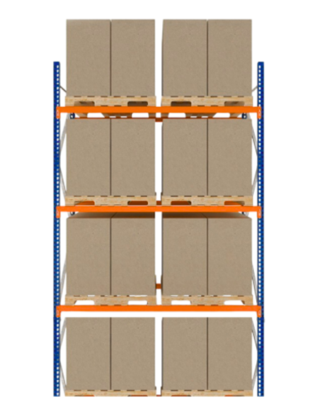 RACK PALLET INDUSTRIAL 6.000 KG. 600X270X100