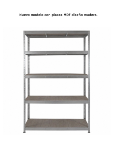 ESTANTE GALVANIZADO GRANDE PLATEADO 180X120X45