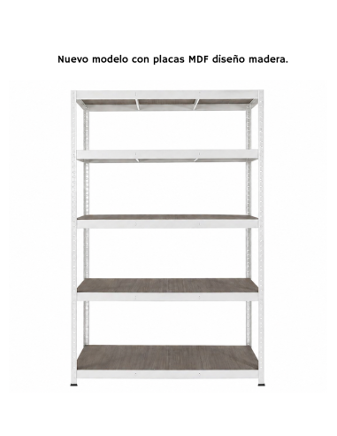 ESTANTE GALVANIZADO GRANDE BLANCO 180X120X45