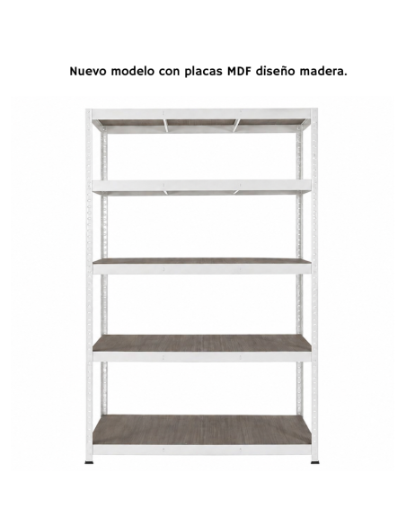 ESTANTE GALVANIZADO GRANDE BLANCO 180X120X45