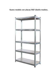 ESTANTE GALVANIZADO MEDIANO PLATEADO 180x90x40