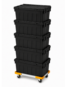 PACK LOGISTICO NEGRO 5 CAJAS + 1 CARRO 2