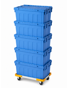 PACK LOGISTICO AZUL 5 CAJAS + 1 CARRO 2