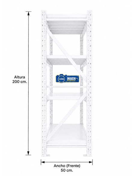 RACK 800 KG. MEDIDA 200x150x50