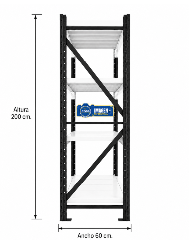 RACK 2.000 KG. MEDIDA 200X200X60