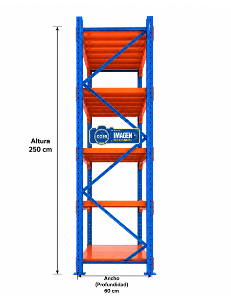 RACK 2.500 KG. MEDIDA 250X200X60