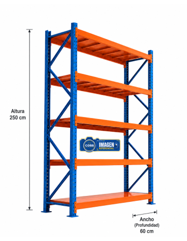 RACK 2.500 KG. MEDIDA 250X200X60